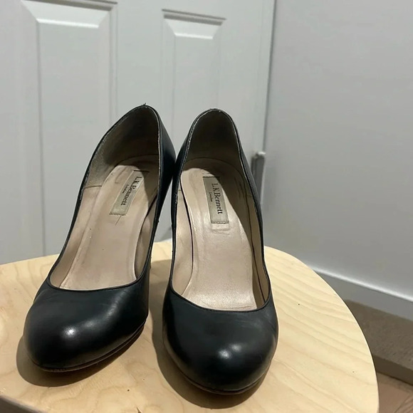L.K. Bennett Shilo Leather Pumps Stilettos size 6.5 (37 EU) High Heeled Elegance - Picture 1 of 8